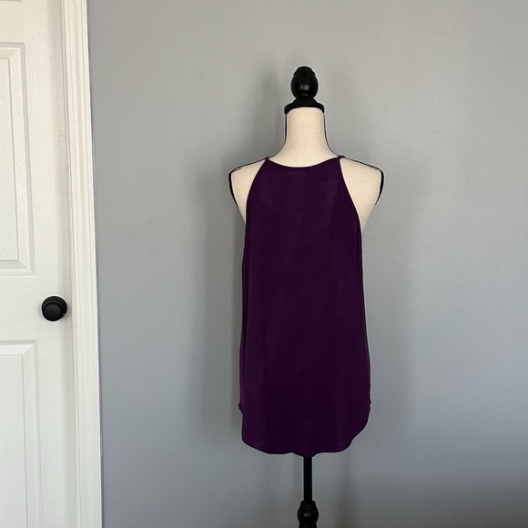 LouKeith Purple High Low Top - Picture 2 of 6